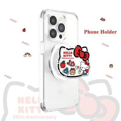 50th Anniversary Hello Kitty Shaker Airbag Magnetic Phone Holder