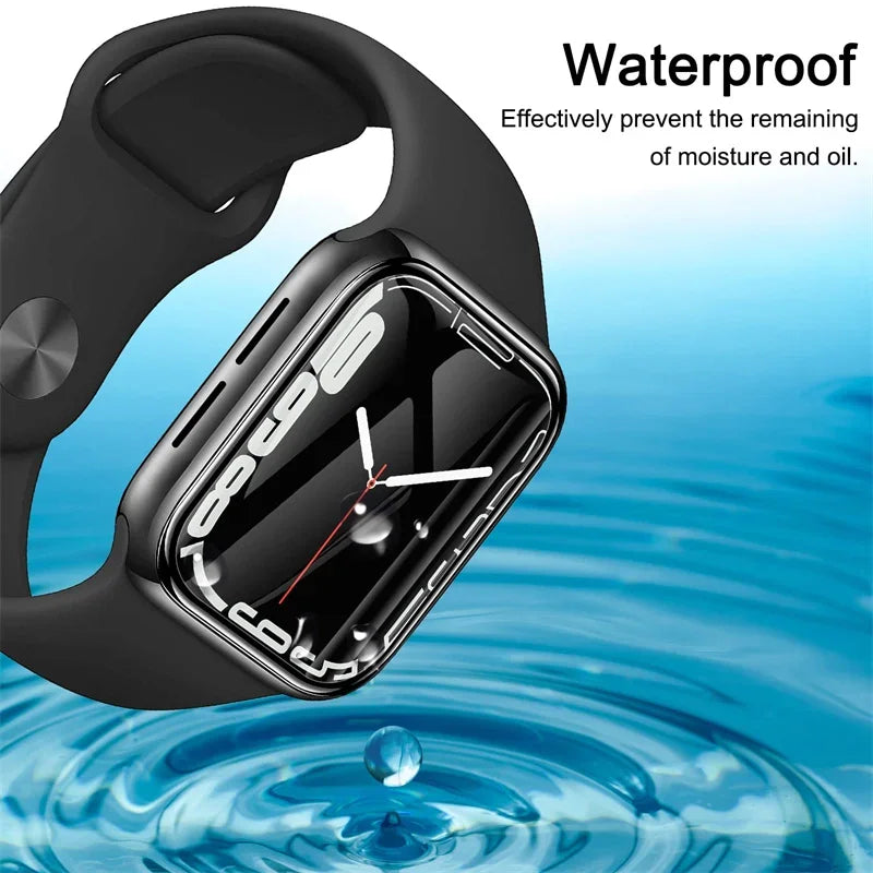 3D Screen Protector Film for Apple Watch Series 9/8/7/6/5/4/SE/Ultra 2 - Compatible with 49mm, 45mm, 44mm, 41mm, and 40mm Models (Not Tempered Glass)