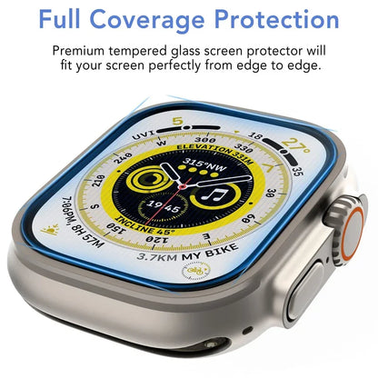 3D Screen Protector Film for Apple Watch Series 9/8/7/6/5/4/SE/Ultra 2 - Compatible with 49mm, 45mm, 44mm, 41mm, and 40mm Models (Not Tempered Glass)