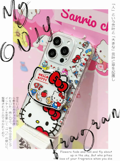 50th Anniversary Hello Kitty Shaker Airbag Magnetic Phone Holder