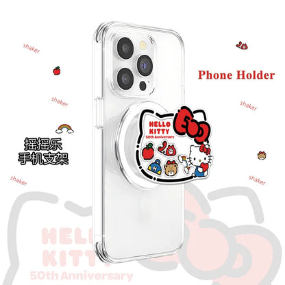 50th Anniversary Hello Kitty Shaker Airbag Magnetic Phone Holder