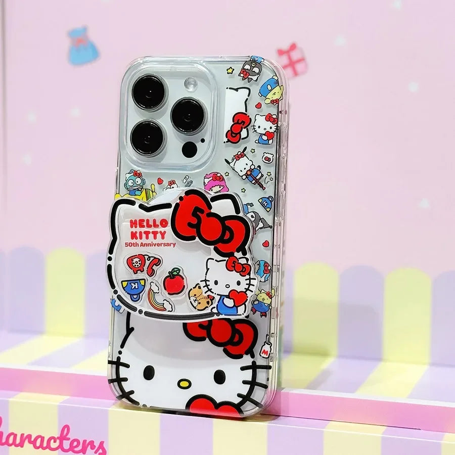 50th Anniversary Hello Kitty Shaker Airbag Magnetic Phone Holder