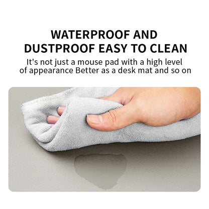 1 Pcs Large Size 60x30cm PU Leather Desk Protector Mat - Waterproof Mouse Pad & Desktop Keyboard Pad