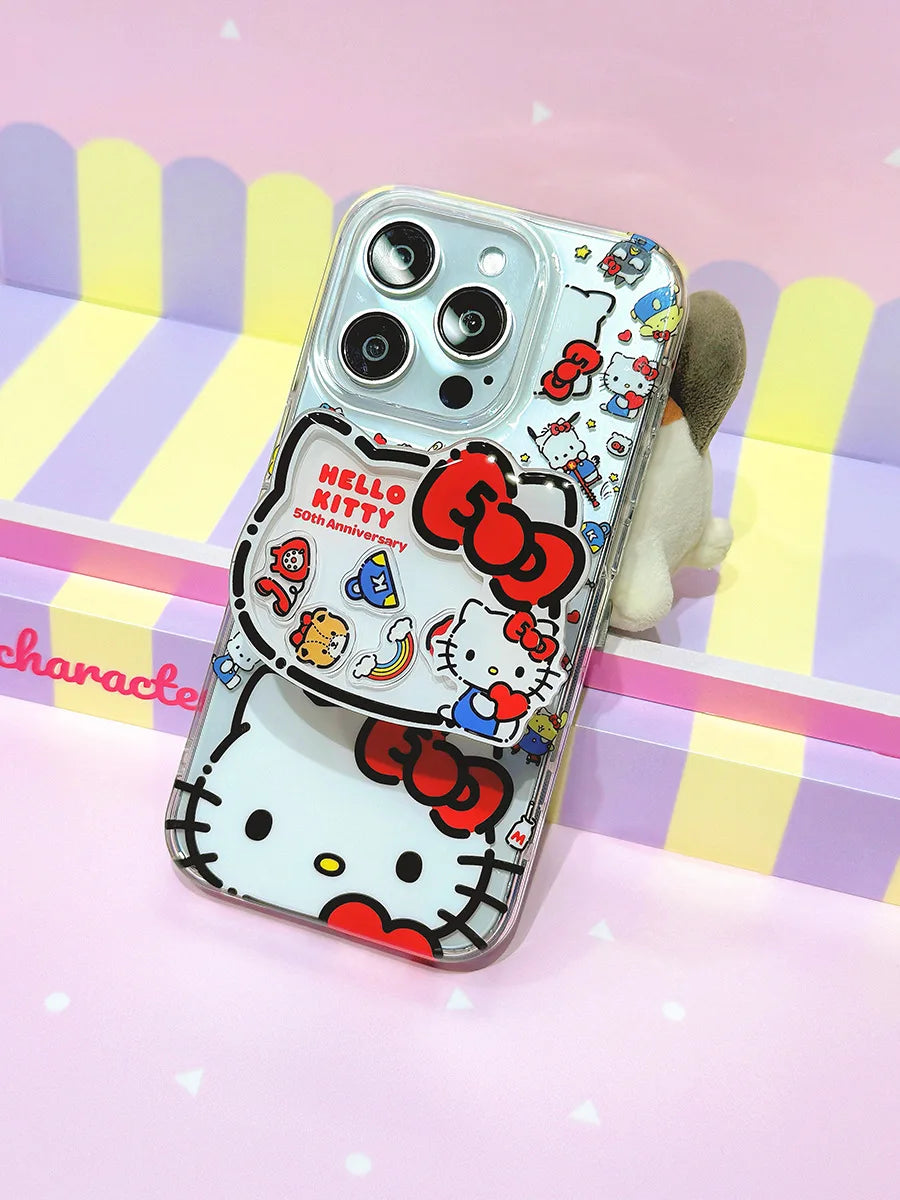 50th Anniversary Hello Kitty Shaker Airbag Magnetic Phone Holder